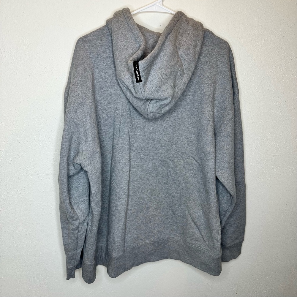 Peleton Gray Full Zip Hoodie Sweatshirt Jacket Size XXLarge - Picture 6 of 12